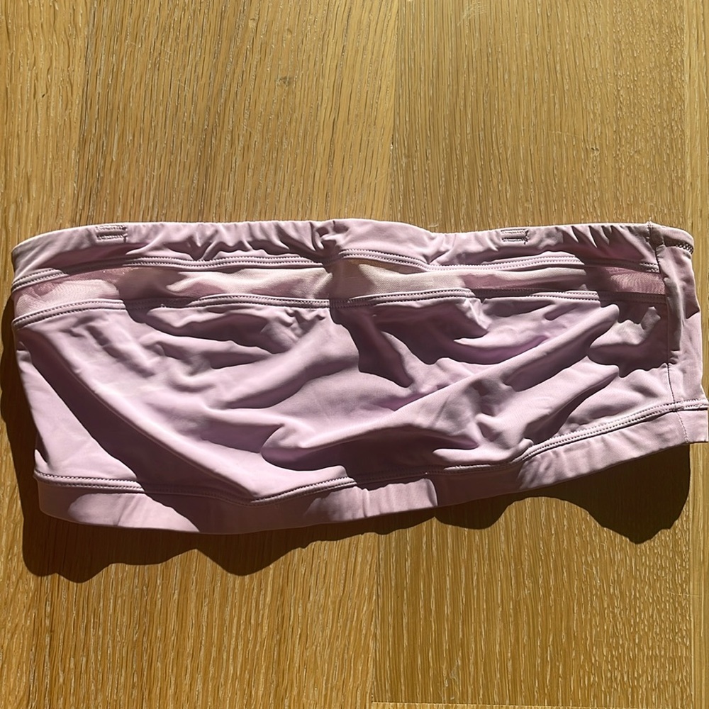 Pink Parade bandeau bralette strapless